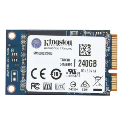 Kingston SSDNow mS200 mSATA 240GB SATA 6Gb/s Internal Solid State Drive (SSD) SMS200S3/240G