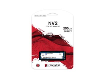 Kingston NV2 250G M.2 2280 NVMe PCIe Internal SSD Up to 3000 MB/s SNV2S/250G