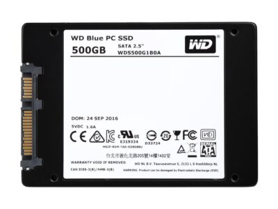 WD Blue 500GB Internal SSD Solid State Drive - SATA 6Gb/s 2.5 Inch - WDS500G1B0A