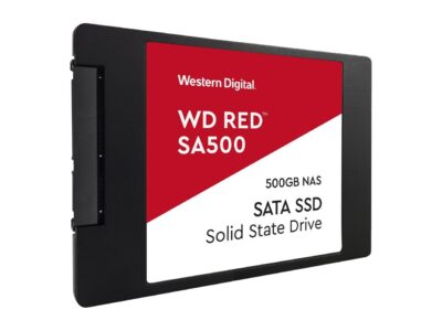 Western Digital WD Red SA500 2.5" 500GB SATA III 3D NAND Internal Solid State Drive (SSD) WDS500G1R0A