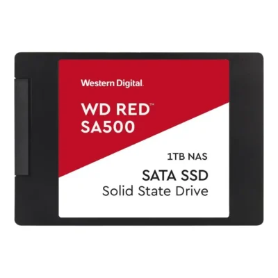 Western Digital WD Red SA500 2.5" 1TB SATA III 3D NAND Internal Solid State Drive (SSD) WDS100T1R0A