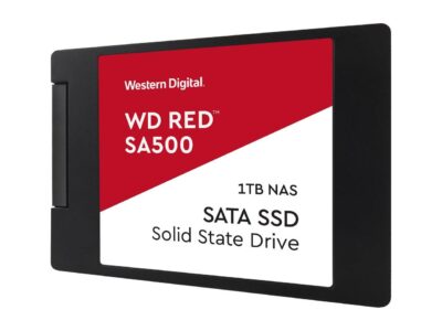 Western Digital WD Red SA500 2.5" 1TB SATA III 3D NAND Internal Solid State Drive (SSD) WDS100T1R0A