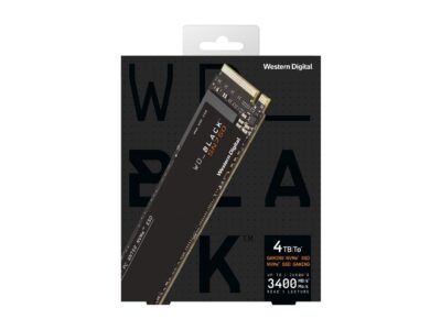 Western Digital BLACK SN750 NVMe M.2 2280 4TB PCI-Express 3.0 x4 64-layer 3D NAND Internal Solid State Drive (SSD) WDS400T3X0C