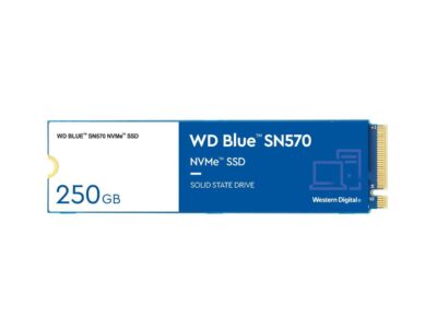 Western Digital WD Blue SN570 NVMe M.2 2280 250GB PCI-Express 3.0 x4 TLC Internal Solid State Drive (SSD) WDS250G3B0C