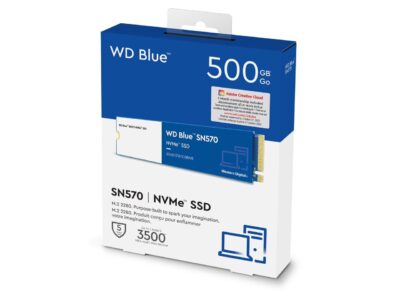 Western Digital WD Blue SN570 NVMe M.2 2280 500GB PCI-Express 3.0 x4 TLC Internal Solid State Drive (SSD) WDS500G3B0C