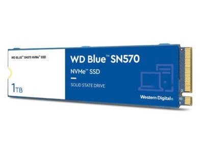 WDS100T3B0C - WD Blue SN570 NVMe M.2 2280 1TB PCI-Express 3.0 x4, Western Digital NVMe v1.4 TLC Internal Solid State Drive (SSD)