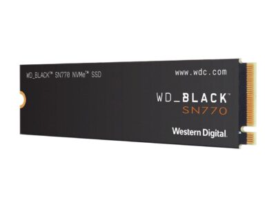 Western Digital WD_BLACK SN770 M.2 2280 250GB PCIe Gen4 16GT/s, up to 4 Lanes Internal Solid State Drive (SSD) WDS250G3X0E