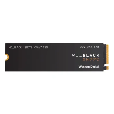 Western Digital WD_BLACK SN770 M.2 2280 250GB PCIe Gen4 16GT/s, up to 4 Lanes Internal Solid State Drive (SSD) WDS250G3X0E