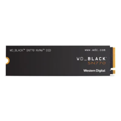 Western Digital WD_BLACK SN770 M.2 2280 500GB PCIe Gen4 16GT/s, up to 4 Lanes Internal Solid State Drive (SSD) WDS500G3X0E