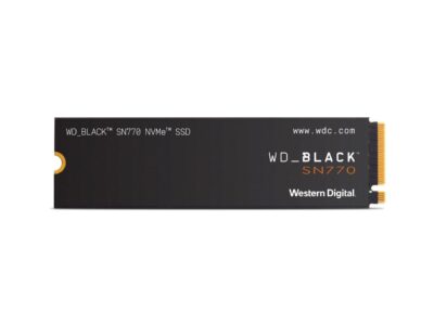 Western Digital WD_BLACK SN770 M.2 2280 500GB PCIe Gen4 16GT/s, up to 4 Lanes Internal Solid State Drive (SSD) WDS500G3X0E