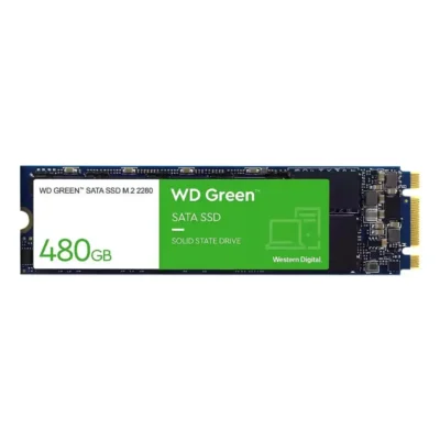 Western Digital Green M.2 2280 480GB SATA III Internal Solid State Drive (SSD) WDS480G3G0B