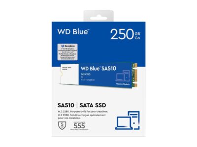 WD Blue 250GB SA510 M.2 Internal Solid State Drive SSD - WDS250G3B0B