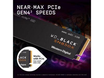 WD_BLACK SN850X NVMe M.2 2280 1TB PCI-Express 4.0 x4 Internal Solid State Drive (SSD) WDS100T2X0E