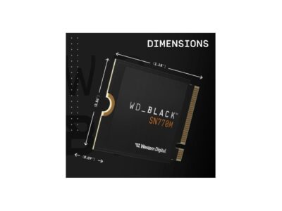 WD_BLACK 2TB SN770M M.2 2230 NVMe SSD for Handheld Gaming Devices, Speeds up to 5,150MB/s, TLC 3D NAND, Great for Steam Deck and Microsoft Surface -  WDBDNH0020BBK-WRSN