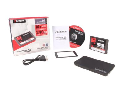 Kingston  SSDNow V300 Series  SV300S3N7A/240G  2.5"  240GB  SATA III  Internal Solid State Drive (SSD) Notebook Bundle Kit