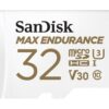 SanDisk MAX ENDURANCE 32 GB Class 10/UHS-I U3 microSDHC 1 Pack SDSQQVR032GAN6IA