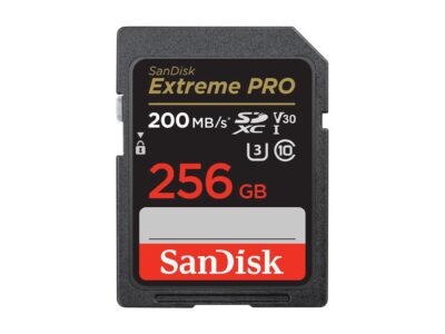 SanDisk Extreme PRO 256 GB Class 3/UHS-I U3 V30 SDXC SDSDXXD-256G-ANCIN