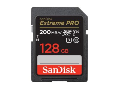 SanDisk Extreme PRO 128 GB Class 3/UHS-I U3 V30 SDXC SDSDXXD-128G-ANCIN