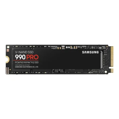 SAMSUNG 990 PRO M.2 2280 4TB PCI-Express Gen 4.0 x4, NVMe 2.0 V7 V-NAND 3bit MLC Internal Solid State Drive (SSD) MZ-V9P4T0B, Non-Heatsink