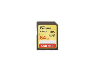 SanDisk 64GB 64G Extreme SD SDHC SDXC Card UHS-I Class 10 45MB/s 300X with USB 3.0 RV33 Reader