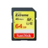 SanDisk 64GB 64G Extreme SD SDHC SDXC Card UHS-I Class 10 45MB/s 300X with USB 3.0 RV33 Reader