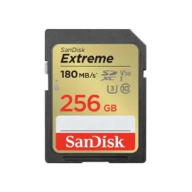 SanDisk Extreme 256 GB Class 3/UHS-I (U3) SDXC - 180 MB/s Read - 130 MB/s Write - SDSDXVV-256G-ANCIN