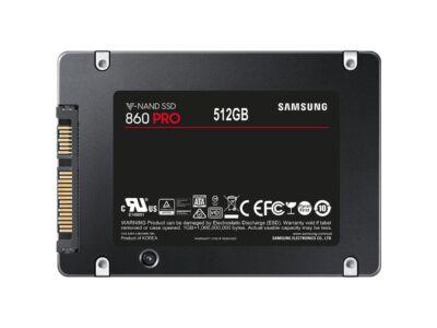 Samsung - MZ-76P512E - Samsung TDSourcing 860 PRO MZ-76P512E - Solid state drive - encrypted - 512 GB - internal - 2.5 - SATA 6Gb/s - buffer: 512 MB - 256-bit AES - TCG Opal Encryption 2.0