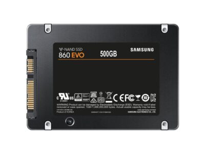 SAMSUNG 860 EVO Series 2.5" 500GB SATA III 3D NAND Internal Solid State Drive (SSD) MZ-76E500E