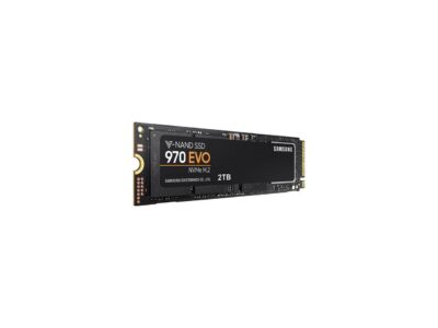 SAMSUNG 970 EVO M.2 2280 2TB PCIe Gen 3.0 x4, NVMe 1.3 V-NAND 3-bit MLC Internal Solid State Drive (SSD) MZ-V7E2T0E, Bulk