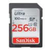 Sandisk SDSDUNR-256G-AN6IN 256GB Ultra SDHC Memory Card C10, U1, UHS 100MB-s