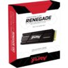 Kingston SFYRSK/500G Fury Renegade 500GB PCIe Gen 4 NVMe M.2 Internal Gaming SSD with Heat Sink|PS5 Ready|Up to 7300MB/s