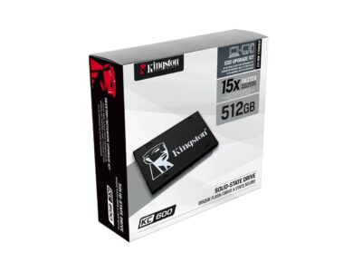 Kingston KC600 2.5" 512GB SATA III 3D TLC Internal Solid State Drive (SSD) SKC600B/512G