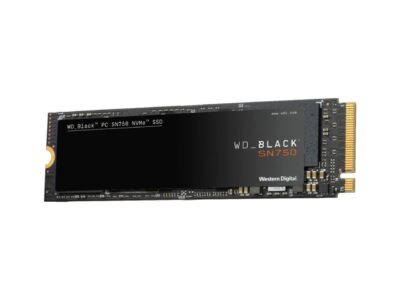 WD - Black SN750 NVMe SSD 1TB Internal PCI Express 3.0 x4 (NVMe) Solid State Drive for Laptops Western Digital WDBRPG0010BNC-WRSN