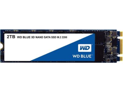 WD Blue 3D NAND 2TB Internal SSD - SATA III 6Gb/s M.2 2280 Solid State Drive - WDS200T2B0B