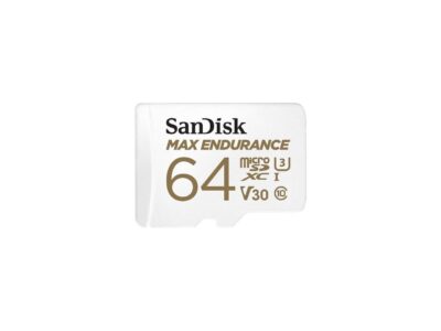 SanDisk MAX ENDURANCE 64 GB Class 10/UHS-I U3 microSDHC 1 Pack SDSQQVR064GAN6IA