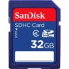 SanDisk 32GB 32G SD SDHC Secure Digital Card Class 4 with USB Reader