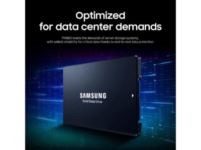 Samsung PM883 960GB 3D TLC SATA 6Gb/s 2.5-Inch Enterprise SSD - MZ7LH960HAJR-00005 MZ-7LH9600