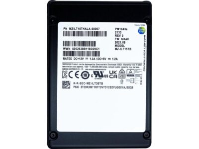 Samsung PM1643a 15.36TB SAS 12Gb/s 2.5" Enterprise Server SSD - MZILT15THALA (MZ-ILT15TB)