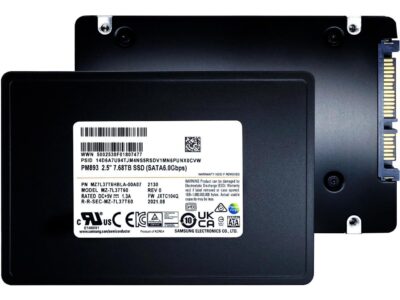 Samsung PM893 7.68TB SATA 6Gb/s 2.5" Enterprise SSD MZ7L37T6HBLA-00A07 (MZ-7L37T60)