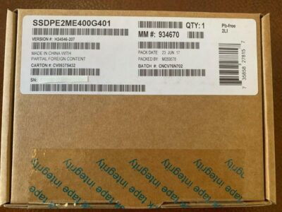 Intel DC P3600 Series 2.5" 400GB PCI Express 3.0 x4 (NVMe) 20nm multi-level cell (MLC) Internal Solid State Drive (SSD) SSDPE2ME400G410