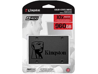 Kingston A400 960GB SATA 3 2.5" Internal SSD SA400S37/960G - HDD Replacement for Increase Performance