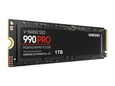 Samsung 1TB 990 PRO M.2 PCI Express 4.0 V-NAND MLC NVMe Internal Solid State Drive MZ-V9P1T0BW