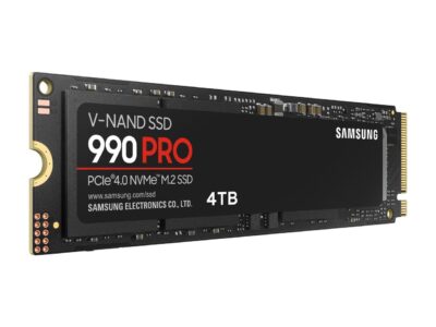 Samsung 4TB 990 PRO M.2 PCI Express 4.0 x4 V-NAND MLC NVMe Internal Solid State Drive MZ-V9P4T0BW