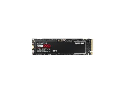 SAMSUNG 980 PRO M.2 2280 2TB PCIe Gen 4.0 x4, NVMe 1.3c Samsung V-NAND Internal Solid State Drive (SSD) MZ-V8P2T0BW