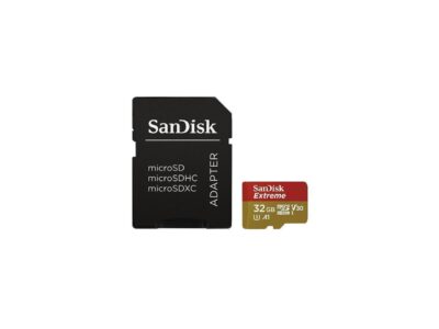 SanDisk Extreme 32GB microSDHC UHS-3 Card - SDSQXAF-032G-GN6MA