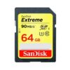 SanDisk 64GB Extreme SDXC UHS-I/U3 Class 10 Memory Card, Speed Up to 90MB/s (SDXVF-064G-G46)