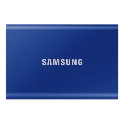 SAMSUNG T7 2TB, Portable SSD, up to 1050MB/s, USB 3.2 Gen2, Gaming, Students & Professionals, External Solid State Drive (MU-PC2T0H/AM), Blue