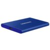 SAMSUNG T7 2TB, Portable SSD, up to 1050MB/s, USB 3.2 Gen2, Gaming, Students & Professionals, External Solid State Drive (MU-PC2T0H/AM), Blue