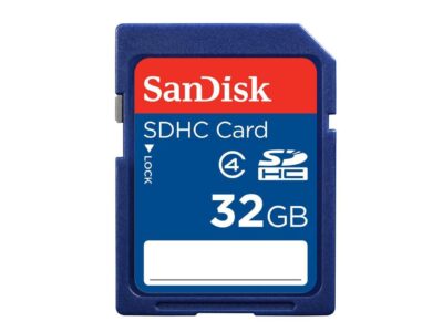 SanDisk 32GB 32G SD SDHC Secure Digital Card Class 4 with USB Reader