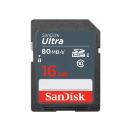 SanDisk SDSDUNS-016G-GN3IN CRA 16GB 9p SDHC r80mb/s Class 10 UHS-I SanDisk Ultra Secure Digital High Capacity Card